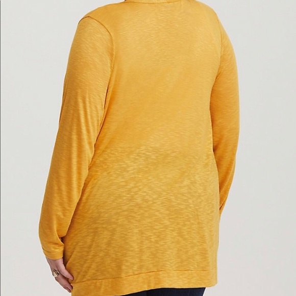 Torrid yellow cardigan - Picture 3 of 4